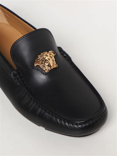 Mocassino da Uomo di Versace in Nero 